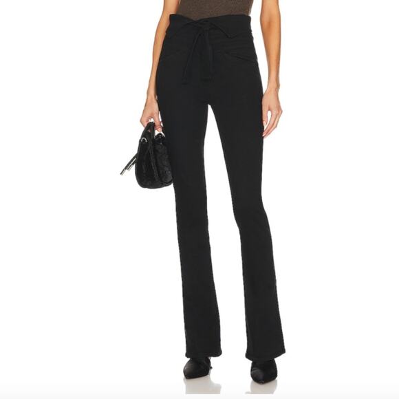 Mother Triple Stack Runaway Jean In Not Guilty Black 24 - Picture 1 of 9